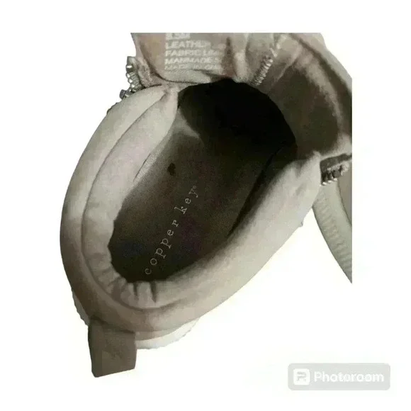 Copper key womens side zip sneaker booties! - Picture 6 of 6